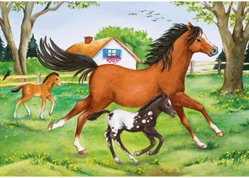 RB08882-9 WORLD OF HORSES 2 X 24 PIECE