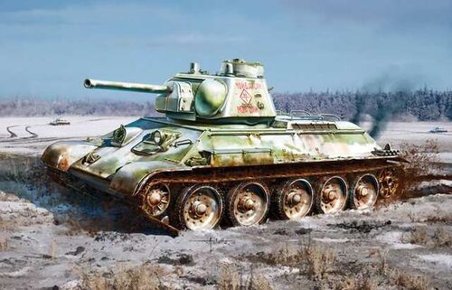 DRAGON T-34/76 MOD.1943 WITH COMMANDER CUPOLA 112 FACTORY 1/35