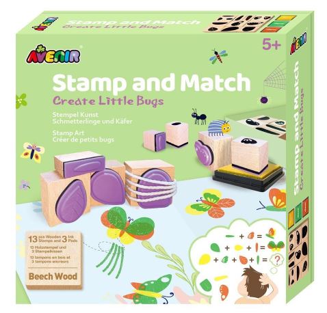 STAMP AND MATCH CREATE LITTLE BUGS