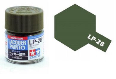 LP28 LACQUER OLIVE DRAB 10ML