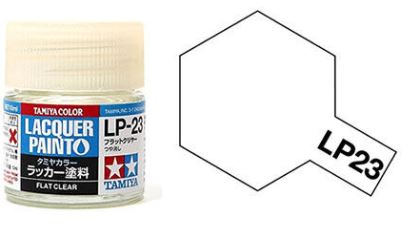 LP23 LACQUER FLAT CLEAR 10ML