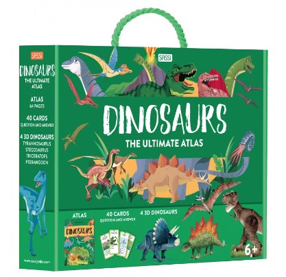 DINOSAURS THE ULTIMATE ATLAS AND PUZZLE SET