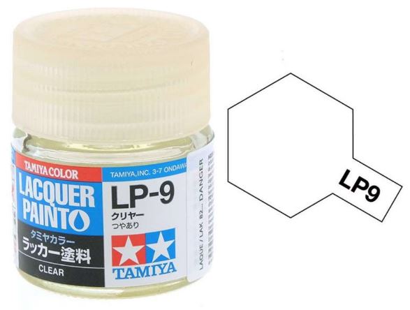 LP9 LACQUER CLEAR 10ML