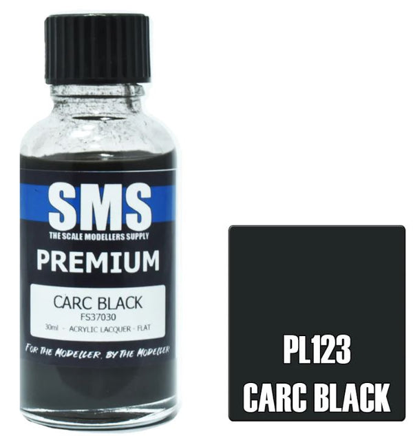 PL123 PREMIUM ACRYLIC LACQUER 30ML CARC BLACK