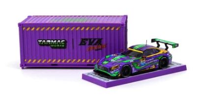 MERCEDES AMG GT3 EVA RACING WITH CONTAINER 1:64TH