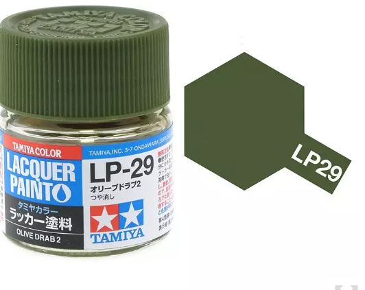 LP29 LACQUER OLIVE DRAB 2 10ML