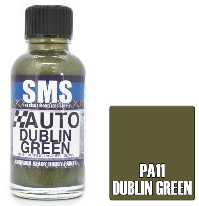 PA11 PREMIUM ACRYLIC AUTO COLOUR DUBLIN GREEN 30ML