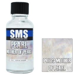 PRL23 PEARL ACRYLIC LACQUER MOTHER OF PEARL 30ML