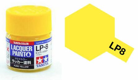 LP8 LACQUER PURE YELLOW 10ML