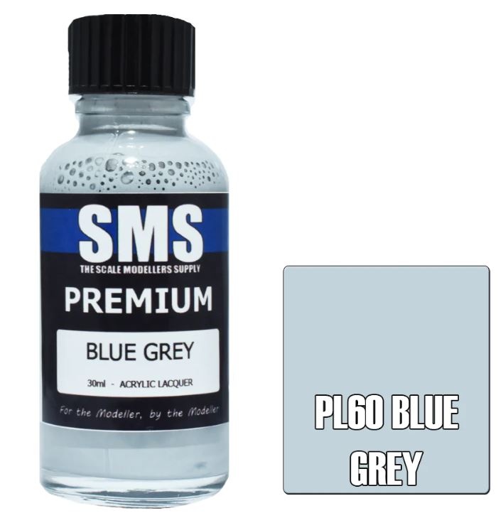 PL60 PREMIUM ACRYLIC LACQUER BLUE GREY 30ML