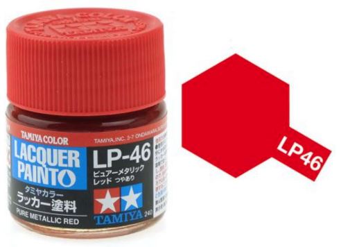 LP46 LACQUER METALIC RED 10ML