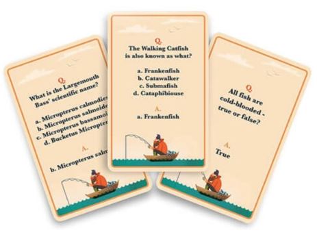 FISHING TRIVIA CARDS
