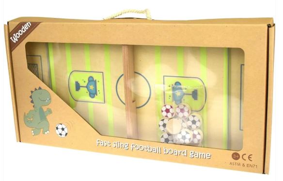 WOODEN FAST SLING FOOTBALL BOARD GAME