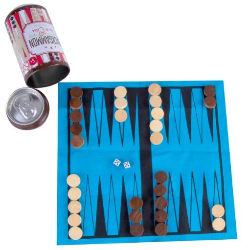 BACKGAMMON IN A CAN