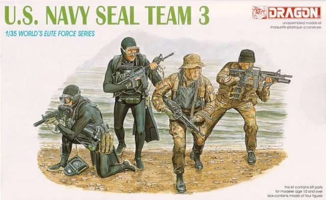 U.S. NAVY SEAL TEAM 3  WORLD'S ELITE FORCE SERIES 1/35