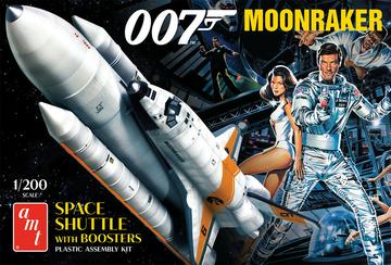 MOONRAKER SHUTTLE WITH BOOSTERS JAMES BOND 1/200