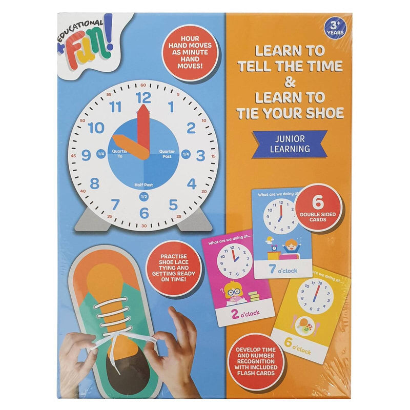 LEARN TO TELL THE TIME AND TIE YOUR SHOES