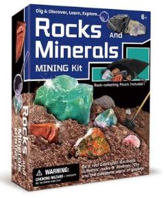 DIG AND DISCOVER ROCKS AND MINERALS MINING KIT