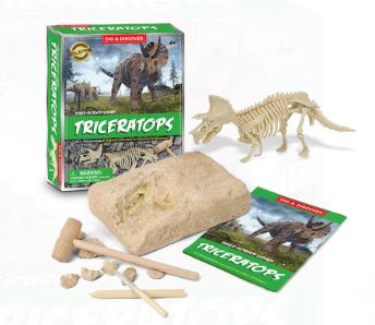 DIG AND DISCOVER TRICERATOPS DIG KIT
