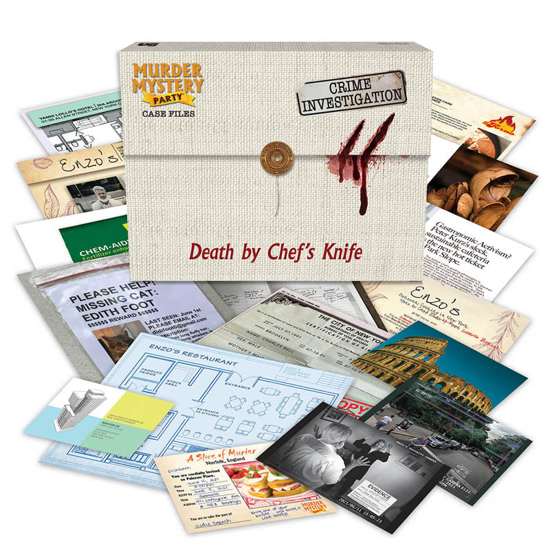 MURDER MYSTERY PARTY CASE FILES CHEF'S KNIFE
