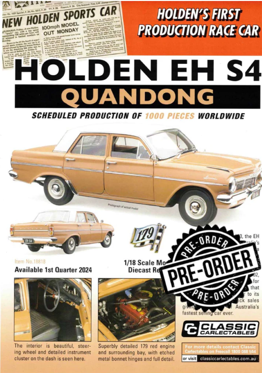 18818 HOLDEN EH S4 QUANDONG 1:18TH