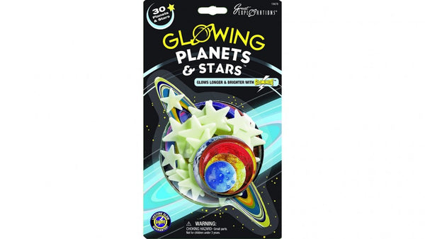 GLOWING PLANETS AND STARS