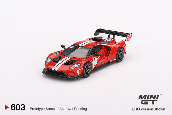 MGT00603-L FORD GT MKII #013 ROSSO ALPHA 1:64TH