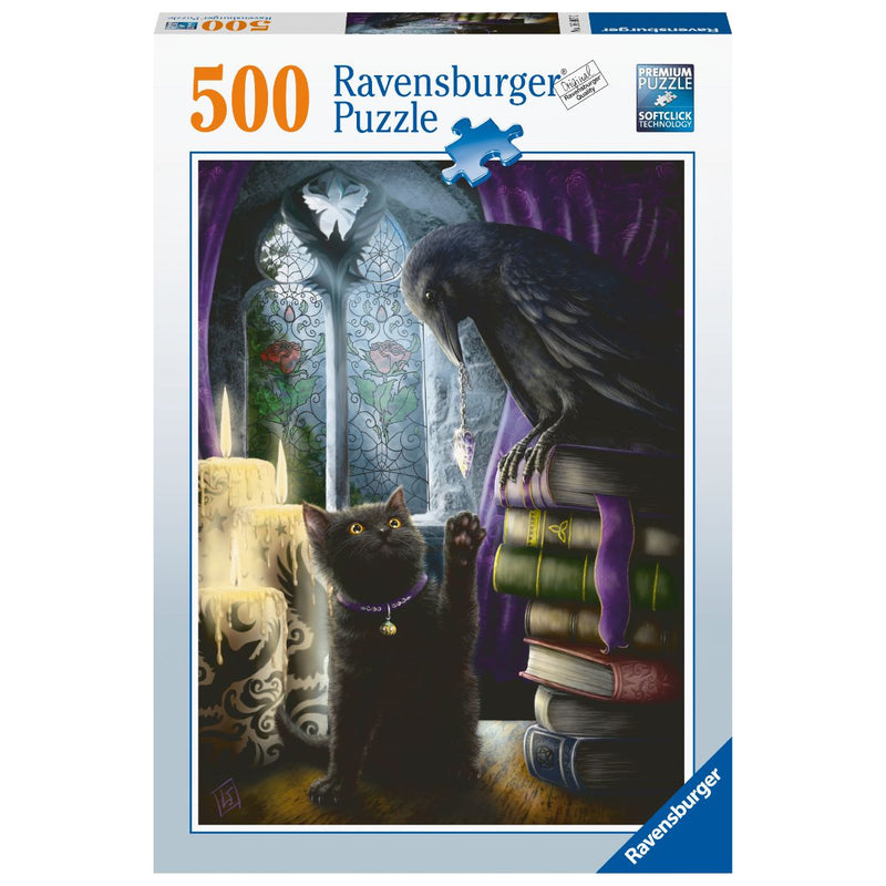 RB16987-0 BLACK CAT AND RAVEN 500 PIECE