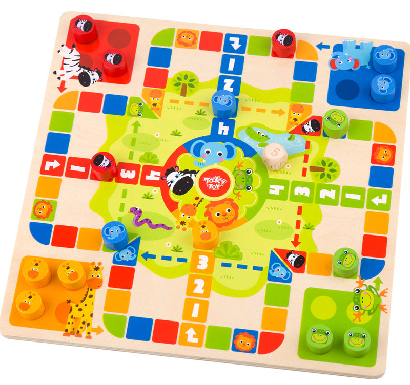 2 IN 1 SNAKES AND LADDERS AND LUDO