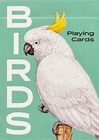 BIRDS PLAYING CARDS