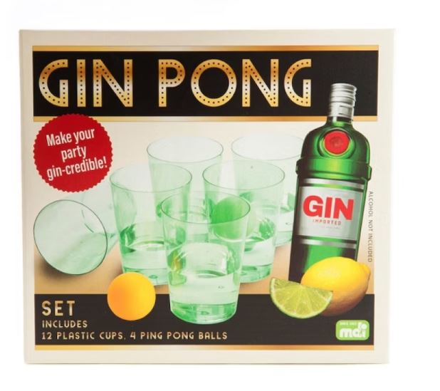 GIN PONG DRINKING CUP GAME