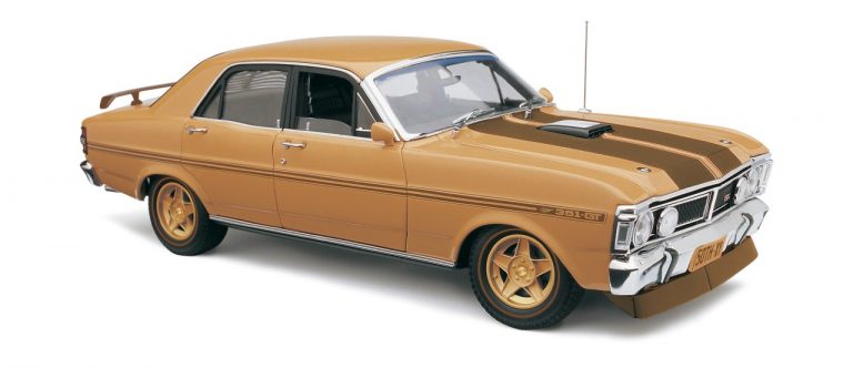 18762 FORD XY FALCON PHASE 111 GTHO 50TH ANNIVERSARY GOLD LIVERY 1:18TH