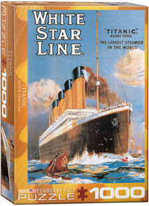 EUR61333 TITANIC WHITE STAR LINE 1000 PIECE