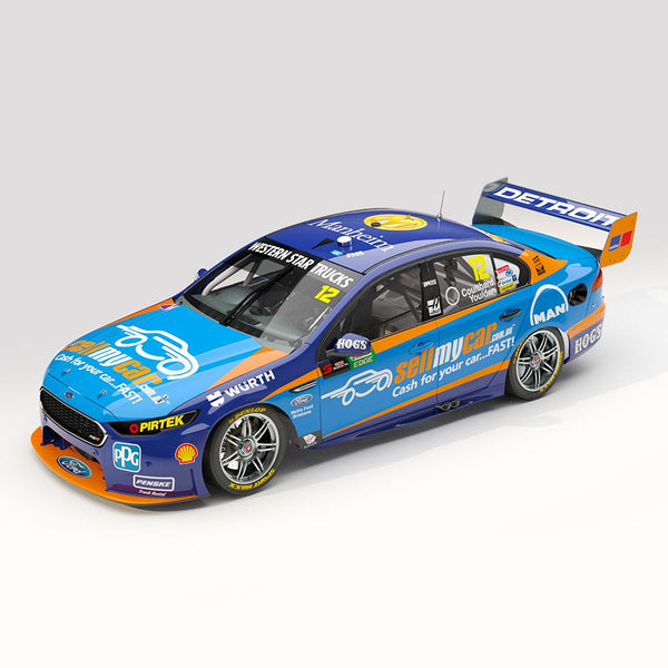 ACD18F16D DJR PENSKE #12 SELL MY CAR FORD FGX FALCON SUPERCAR 2016 CASTROL GOLD COAST 600 COULTHARD/YOULDEN 1:18TH