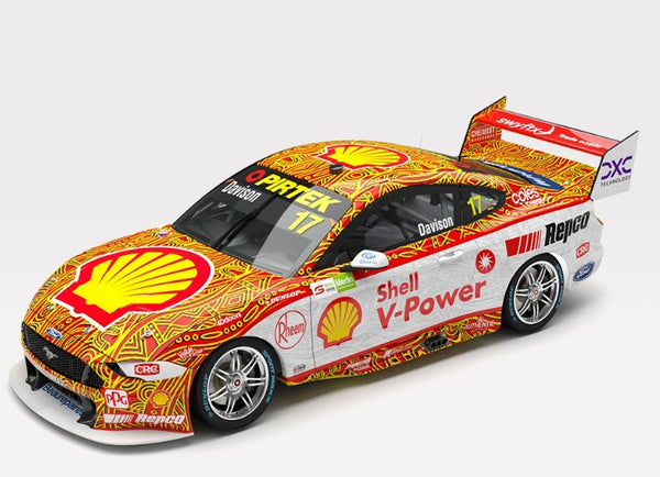 ACD18F22N SHELL V POWER RACING TEAM #17 FORD MUSTANG GT 2022 MERLIN DARWIN TRIPLE CROWN INDIGENOUS ROUND WILL DAVISON 1:18TH