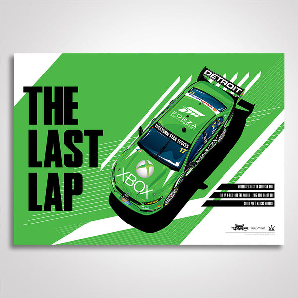 ACP053 THE LAST LAP:AMBROSE'S LAST V8 SUPERCAR RACE PRINT