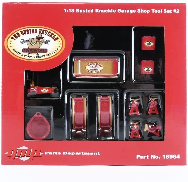 BUSTED KNUCKLES GARAGE SHOP TOOL SET 1:18TH