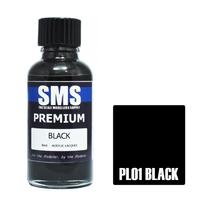 PL01 PREMIUM ACRYLIC LACQUER 30ML BLACK