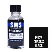 PL178 PREMIUM ACRYLIC LACQUER 30ML CHASSIS BLACK