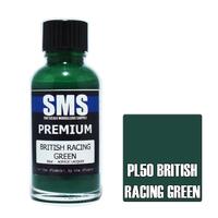 PL50 PREMIUM ACRYLIC LACQUER 30ML BRITISH RACING GREEN