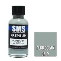 PL86 PREMIUM ACRYLIC LACQUER 30ML OCEAN GREY