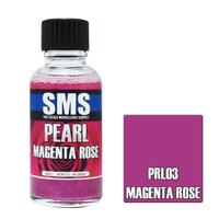PRL03 PEARL ACRYLIC LACQUER 30ML MAGENTA ROSE