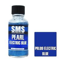 PRL09 PEARL ACRYLIC LACQUER 30ML ELECTRIC BLUE
