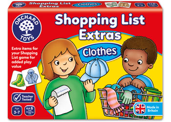SHOPPING LIST BOOSTER CLOTHES