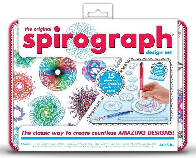 SPIROGRAPH DESIGN SET TIN